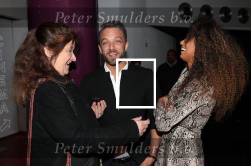 Breda, 18 November 2018
Premiere Musical Soof.
Tommie Christiaan met zijn nieuwe vriendin in gesprek met Karin Riethoven