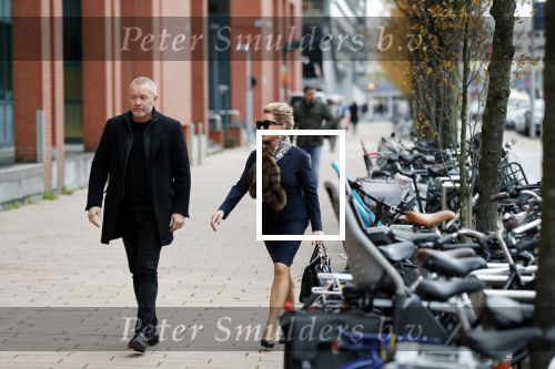 Rotterdam 14 november 2019
Rechtszaak tussen Connie Witteman en Eugene v Dun in de rechtbank van Rotterdam. Eugene kwam met zijn vrouw.