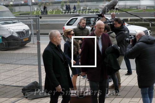 Rotterdam 14 november 2019
Rechtszaak tussen Connie Witteman en Eugene v Dun in de rechtbank van Rotterdam. Eugene kwam met zijn vrouw.