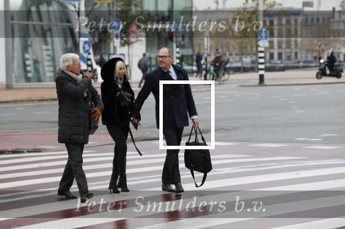 Rotterdam 14 november 2019
Rechtszaak tussen Connie Witteman en Eugene v Dun in de rechtbank van Rotterdam. Eugene kwam met zijn vrouw.