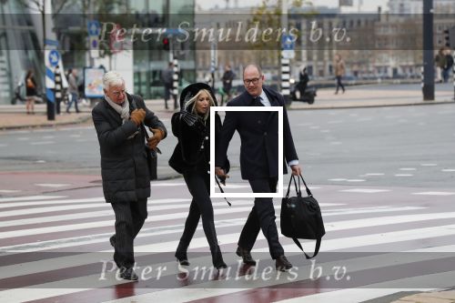 Rotterdam 14 november 2019
Rechtszaak tussen Connie Witteman en Eugene v Dun in de rechtbank van Rotterdam. Eugene kwam met zijn vrouw.