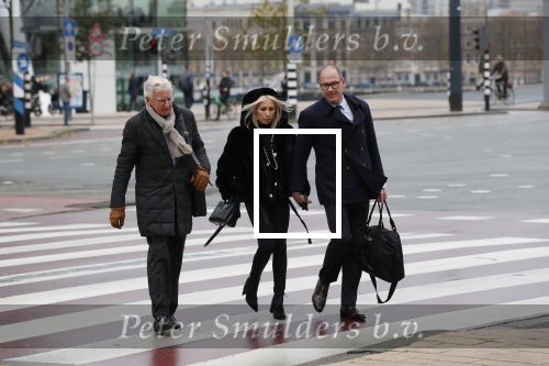 Rotterdam 14 november 2019
Rechtszaak tussen Connie Witteman en Eugene v Dun in de rechtbank van Rotterdam. Eugene kwam met zijn vrouw.