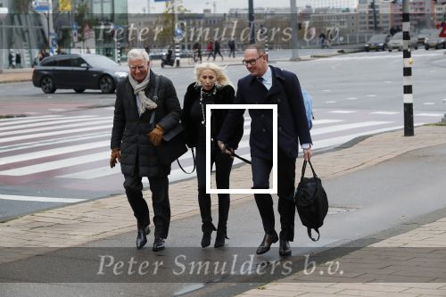Rotterdam 14 november 2019
Rechtszaak tussen Connie Witteman en Eugene v Dun in de rechtbank van Rotterdam. Eugene kwam met zijn vrouw.