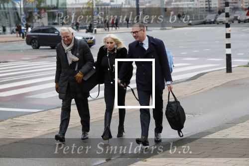 Rotterdam 14 november 2019
Rechtszaak tussen Connie Witteman en Eugene v Dun in de rechtbank van Rotterdam. Eugene kwam met zijn vrouw.