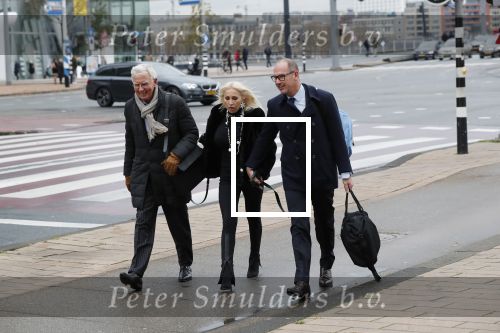Rotterdam 14 november 2019
Rechtszaak tussen Connie Witteman en Eugene v Dun in de rechtbank van Rotterdam. Eugene kwam met zijn vrouw.