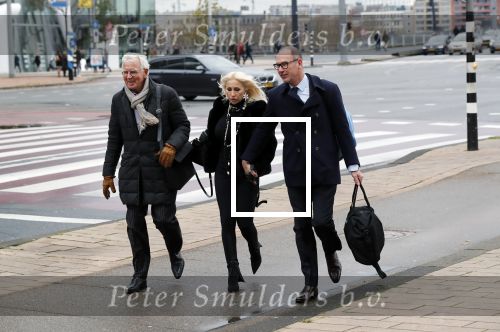 Rotterdam 14 november 2019
Rechtszaak tussen Connie Witteman en Eugene v Dun in de rechtbank van Rotterdam. Eugene kwam met zijn vrouw.
