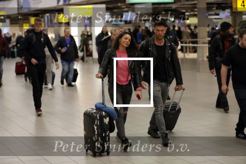 Schiphol 29 november 2019
Fajah Lourens gaat met haar nieuwe vriend Daan op vakantie naar Portugal