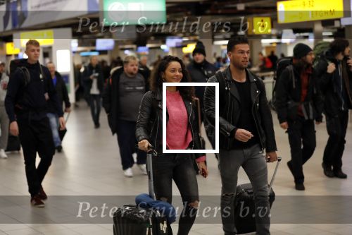 Schiphol 29 november 2019
Fajah Lourens gaat met haar nieuwe vriend Daan op vakantie naar Portugal