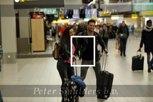 Schiphol 29 november 2019
Fajah Lourens gaat met haar nieuwe vriend Daan op vakantie naar Portugal