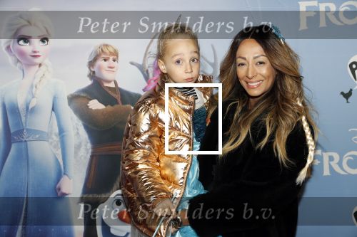Amsterdam 16 november 2019
Premiere Frozen 2 in Tuschinski. Maria Tailor met dochter