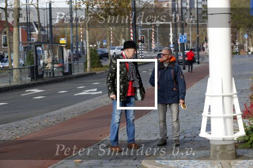Schiedam 24 november 2019
Peter Faber op straat in Schiedam.