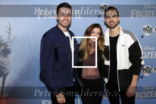 Amsterdam 16 november 2019
Premiere Frozen 2 in Tuschinski. Rutger Vink met partner en Dionne Slagter