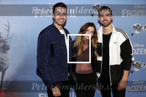 Amsterdam 16 november 2019
Premiere Frozen 2 in Tuschinski. Rutger Vink met partner en Dionne Slagter