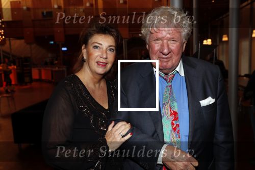 Schiedam 24 november 2019
Premiere show Gerard Cox in theater van Schiedam . Willibrord Frequin met zijn vriendin