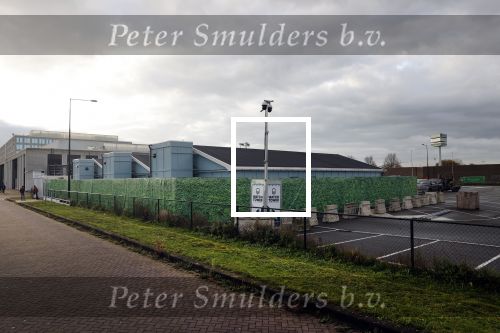 Amsterdam 20 november 2020
Aanbouw nieuwe Big Brother huis op de parkeerplaats bij endemol naast de Amsterdam Arena.