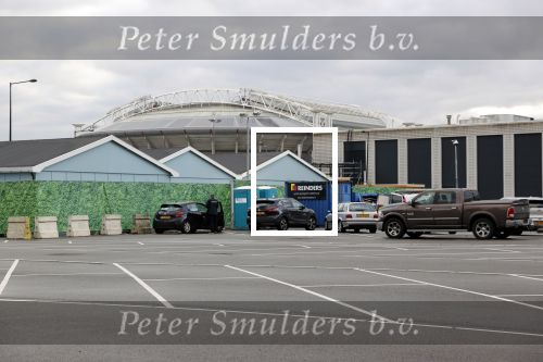 Amsterdam 20 november 2020
Aanbouw nieuwe Big Brother huis op de parkeerplaats bij endemol naast de Amsterdam Arena.
