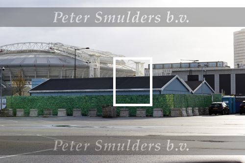Amsterdam 20 november 2020
Aanbouw nieuwe Big Brother huis op de parkeerplaats bij endemol naast de Amsterdam Arena.