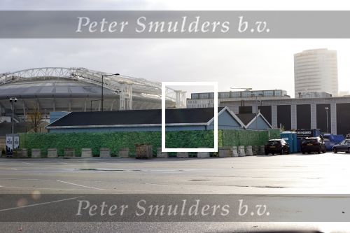 Amsterdam 20 november 2020
Aanbouw nieuwe Big Brother huis op de parkeerplaats bij endemol naast de Amsterdam Arena.