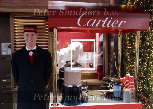 Amsterdam 12 december 2020
De cartier winkel op de pc hooftstraat in kerstsfeer