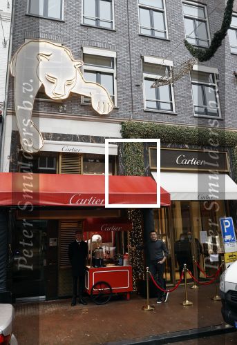 Amsterdam 12 december 2020
De cartier winkel op de pc hooftstraat in kerstsfeer