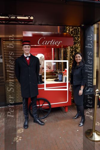 Amsterdam 12 december 2020
De cartier winkel op de pc hooftstraat in kerstsfeer
