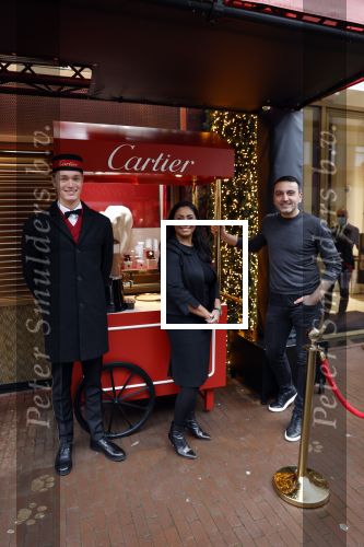 Amsterdam 12 december 2020
De cartier winkel op de pc hooftstraat in kerstsfeer