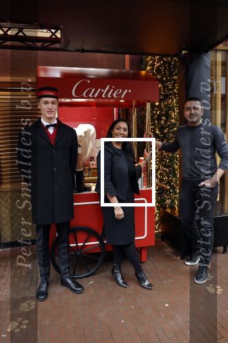 Amsterdam 12 december 2020
De cartier winkel op de pc hooftstraat in kerstsfeer