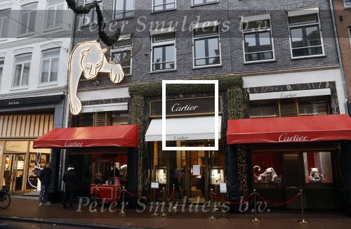 Amsterdam 12 december 2020
De cartier winkel op de pc hooftstraat in kerstsfeer