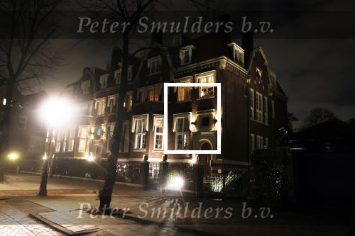 Amsterdam 13 november 2020
Huis Jaap v Zweden  in avondlicht