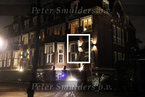 Amsterdam 13 november 2020
Huis Jaap v Zweden  in avondlicht