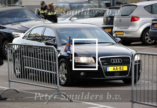 Amsterdam 23 november 2020
Koningin Maxima ( met mondkapje) komt aan bij de uitreiking van de prins Bernhard cultuurprijs