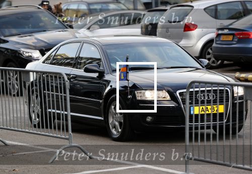 Amsterdam 23 november 2020
Koningin Maxima ( met mondkapje) komt aan bij de uitreiking van de prins Bernhard cultuurprijs