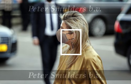 Amsterdam 23 november 2020
Koningin Maxima ( met mondkapje) komt aan bij de uitreiking van de prins Bernhard cultuurprijs
