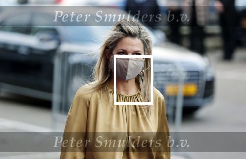 Amsterdam 23 november 2020
Koningin Maxima ( met mondkapje) komt aan bij de uitreiking van de prins Bernhard cultuurprijs