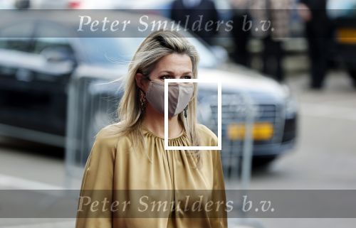 Amsterdam 23 november 2020
Koningin Maxima ( met mondkapje) komt aan bij de uitreiking van de prins Bernhard cultuurprijs