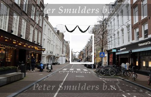Amsterdam 19 december 2020
De PC Hoofstraat tijdens de kerstperiode helemaal leeg door Lockdown ivm Corona