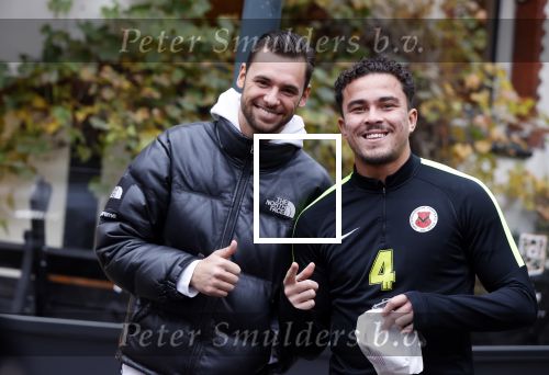 Amsterdam 13 november 2020
Quincy Kluivert en Ruben Roedema in amsterdam zuid