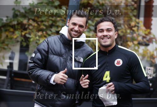 Amsterdam 13 november 2020
Quincy Kluivert en Ruben Roedema in amsterdam zuid