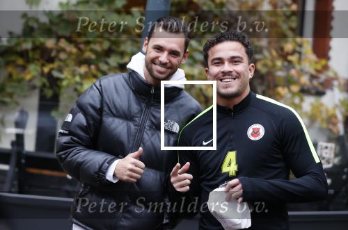 Amsterdam 13 november 2020
Quincy Kluivert en Ruben Roedema in amsterdam zuid