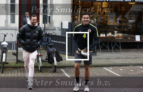 Amsterdam 13 november 2020
Quincy Kluivert en Ruben Roedema in amsterdam zuid