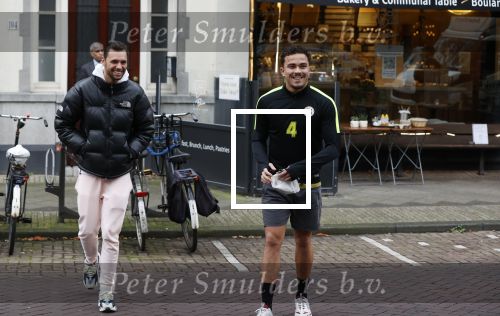 Amsterdam 13 november 2020
Quincy Kluivert en Ruben Roedema in amsterdam zuid