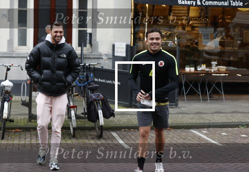Amsterdam 13 november 2020
Quincy Kluivert en Ruben Roedema in amsterdam zuid