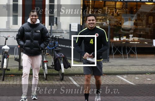 Amsterdam 13 november 2020
Quincy Kluivert en Ruben Roedema in amsterdam zuid