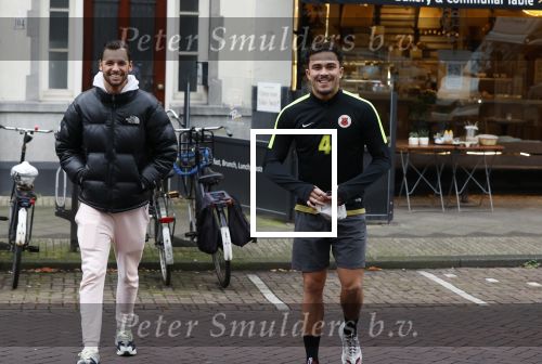 Amsterdam 13 november 2020
Quincy Kluivert en Ruben Roedema in amsterdam zuid