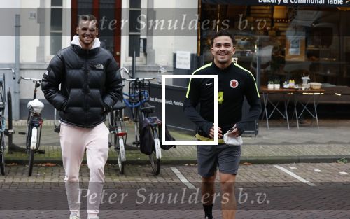 Amsterdam 13 november 2020
Quincy Kluivert en Ruben Roedema in amsterdam zuid