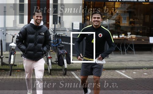 Amsterdam 13 november 2020
Quincy Kluivert en Ruben Roedema in amsterdam zuid