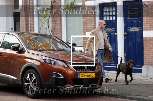 Den Haag 28 november 2020
Rogier Smit komt aanlopen met zijn hond bij zijn huis . Jeffrey Lake is bij hem aan het klussen