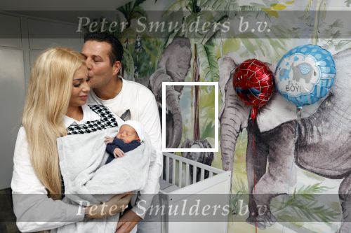 Scheveningen 20 november 2020
Samantha de Jong met haar vriend Gerrit en hun baby Djamino in hun huis .  dochter Gerrit