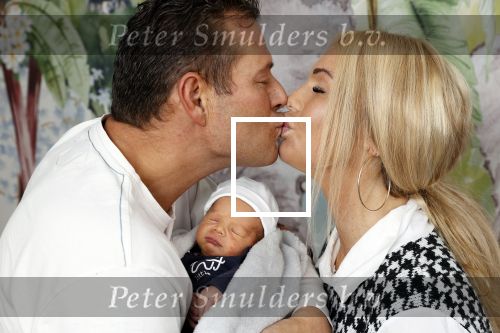 Scheveningen 20 november 2020
Samantha de Jong met haar vriend Gerrit en hun baby Djamino in hun huis .  dochter Gerrit