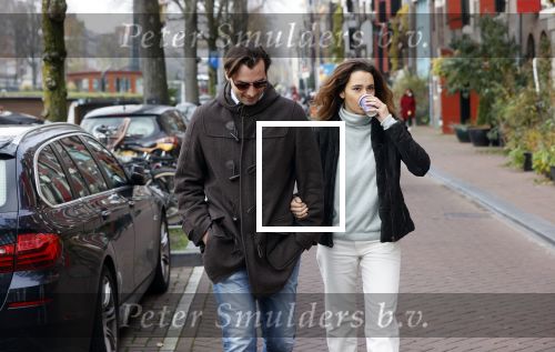 Amsterdam 29 november 2020
Thiery Baudert en zijn vriendin Davide op straat in Amsterdam.
